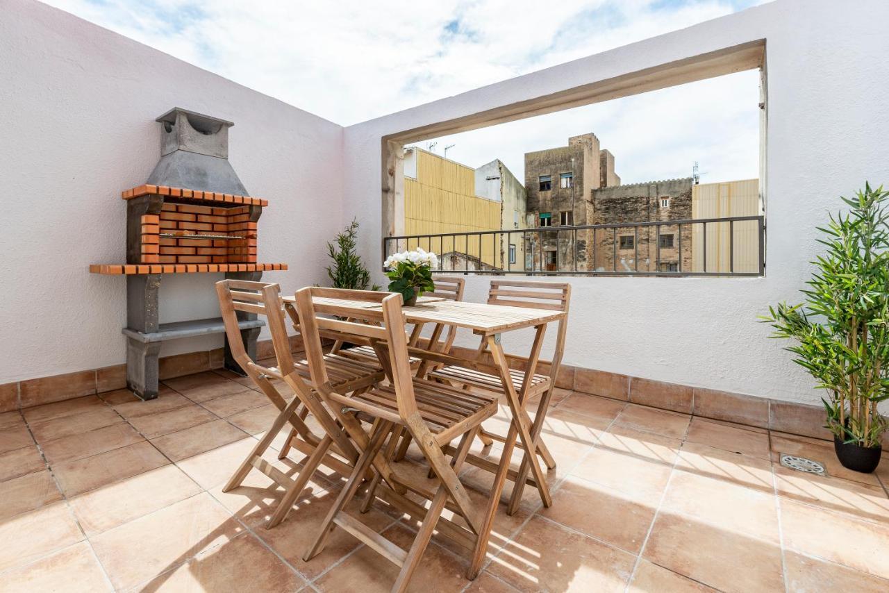 塔拉戈纳Atico Duplex Con Barbacoa Y Terraza En Barri Port Maritim公寓 外观 照片