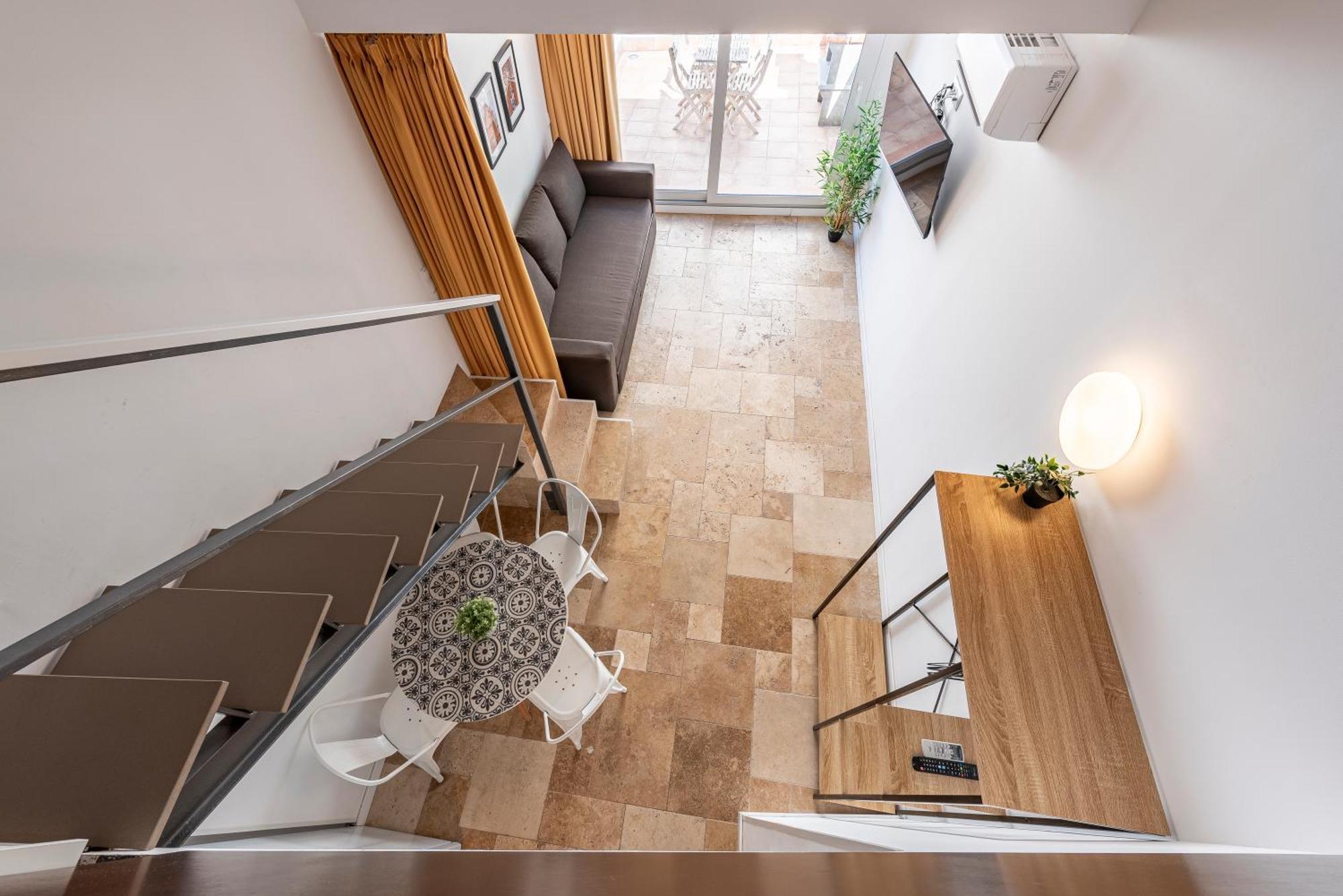 塔拉戈纳Atico Duplex Con Barbacoa Y Terraza En Barri Port Maritim公寓 外观 照片